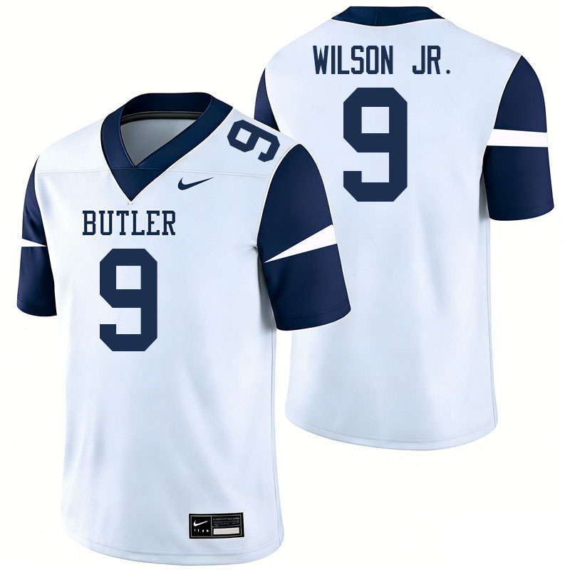 Butler Bulldogs #9 CJ Wilson Jr. College Football Jerseys,Uniforms-White